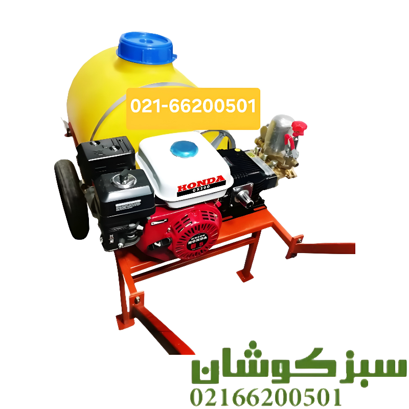 قیمت سمپاش فرغونی 100 لیتری هندا با پمپ رینوپاوری 45 بار
