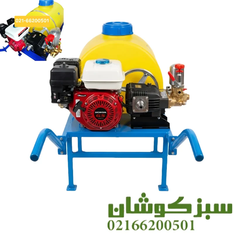 سمپاش فرغونی 100 لیتری هوندا با موتور 7 اسب