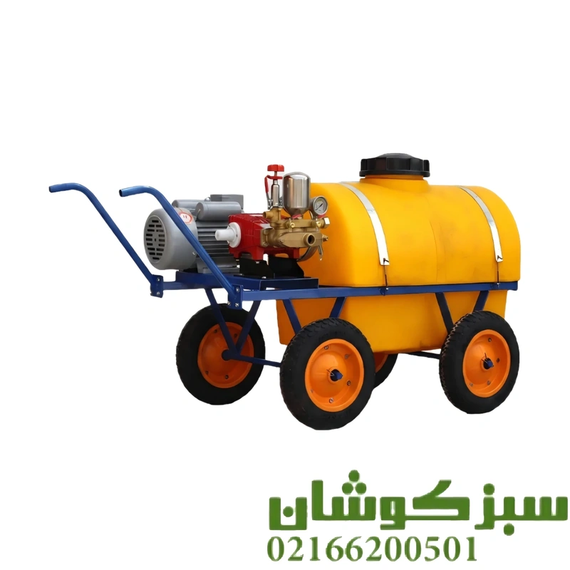 قیمت سمپاش فرغونی 200 لیتری برقی با الکتروموتور 3 اسب
