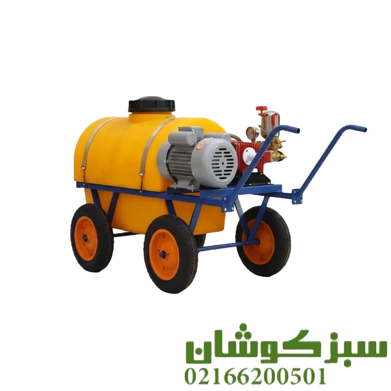 فروش سمپاش فرغونی 200 لیتری برقی با الکتروموتور 3 اسب