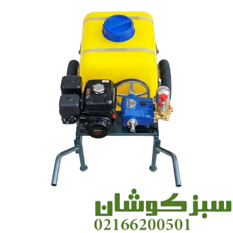 فروش سمپاش فرغونی 100 لیتری هندا بلک با پمپ لوشانگی 45 بار