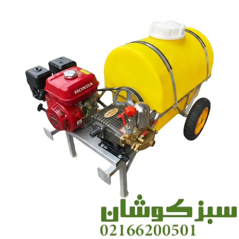 قیمت سمپاش فرغونی 100 لیتری هوندا پرو با پمپ 60 بار لوشانگ تایوان