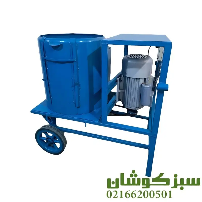 فروش دستگاه پوست کن گردو و بادام 2 اسب با ورق ST52