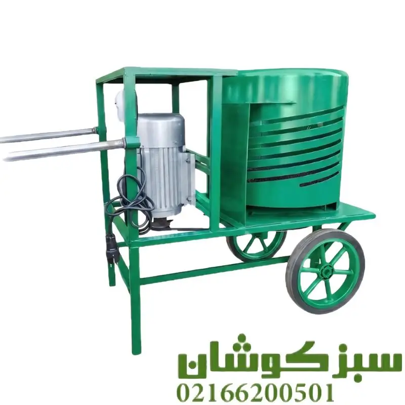 دستگاه پوست کن گردو و بادام 3 اسب با ورق ST52