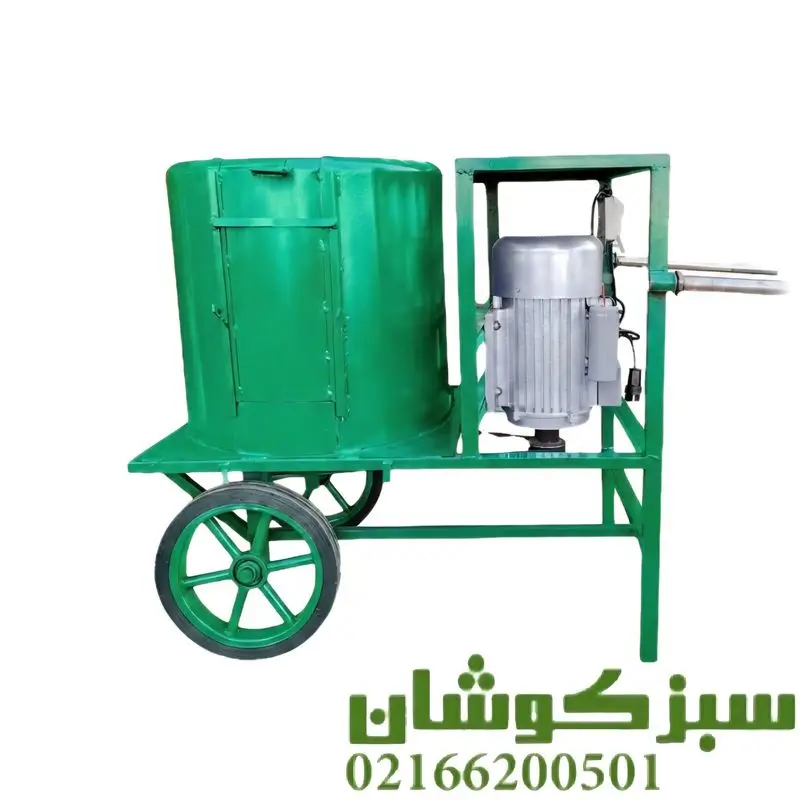 قیمت دستگاه پوست کن گردو و بادام 3 اسب با ورق ST52