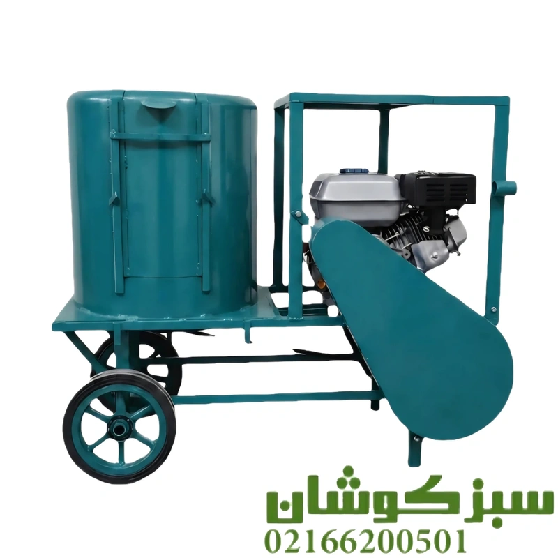 فروش دستگاه پوست کن گردو و بادام بنزینی 400 کیلویی با ورق ضد سایش
