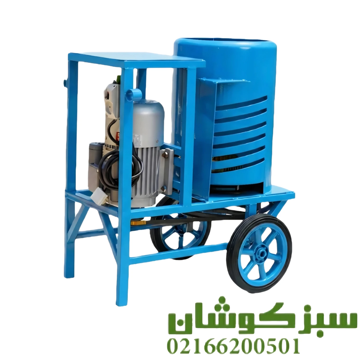 دستگاه پوست کن گردو و بادام 1 اسب 200 کیلویی با ورق دیلیدور