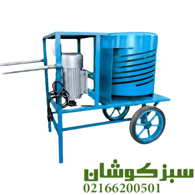 دستگاه پوست کن گردو و بادام 3 اسب 600 کیلویی با ورق دیلیدور