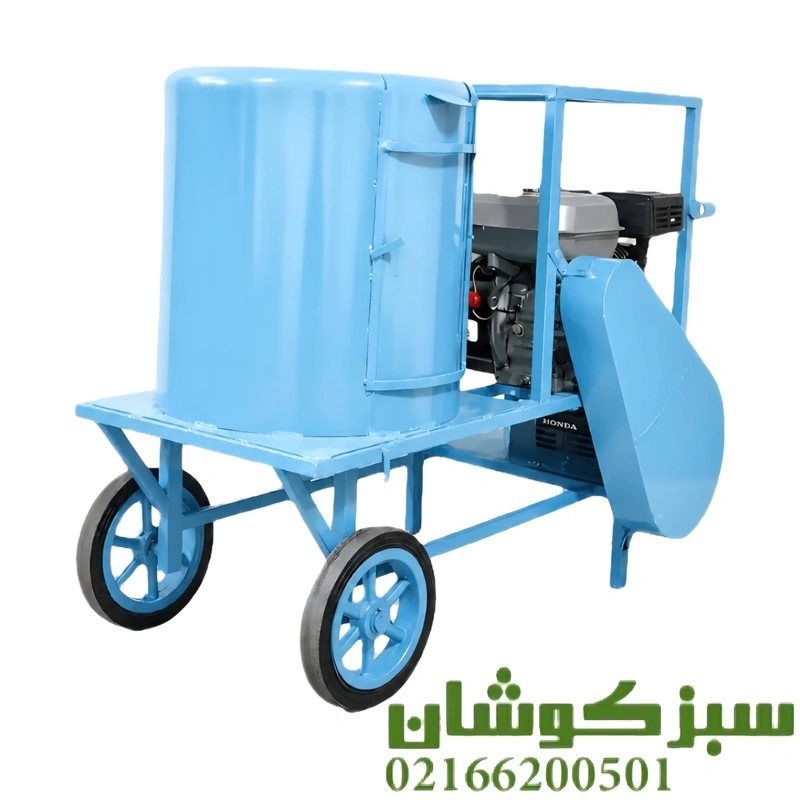 فروش دستگاه پوست کن گردو و بادام بنزینی 400 کیلویی با ورق دیلیدور
