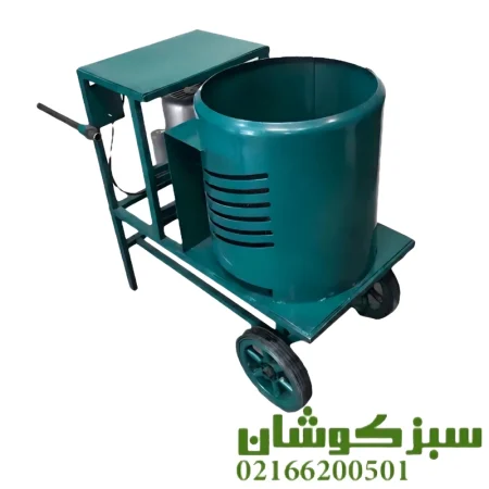 دستگاه پوست کن گردو و بادام 2 اسب با ورق ضد سایش