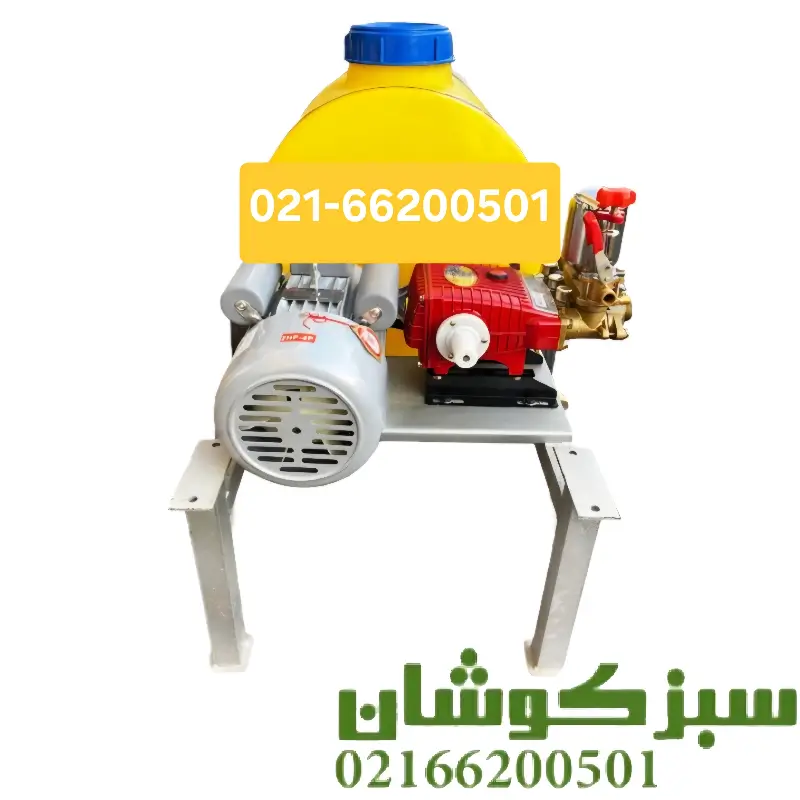 فروش سمپاش فرغونی برقی 100 لیتری با پمپ 60 بار لوشانگ تایوان