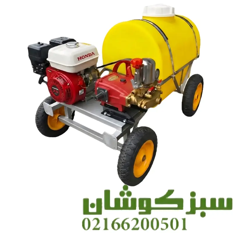 قیمت سمپاش فرغونی هوندا ظرفیت 200 لیتر با موتور 6.5 اسب