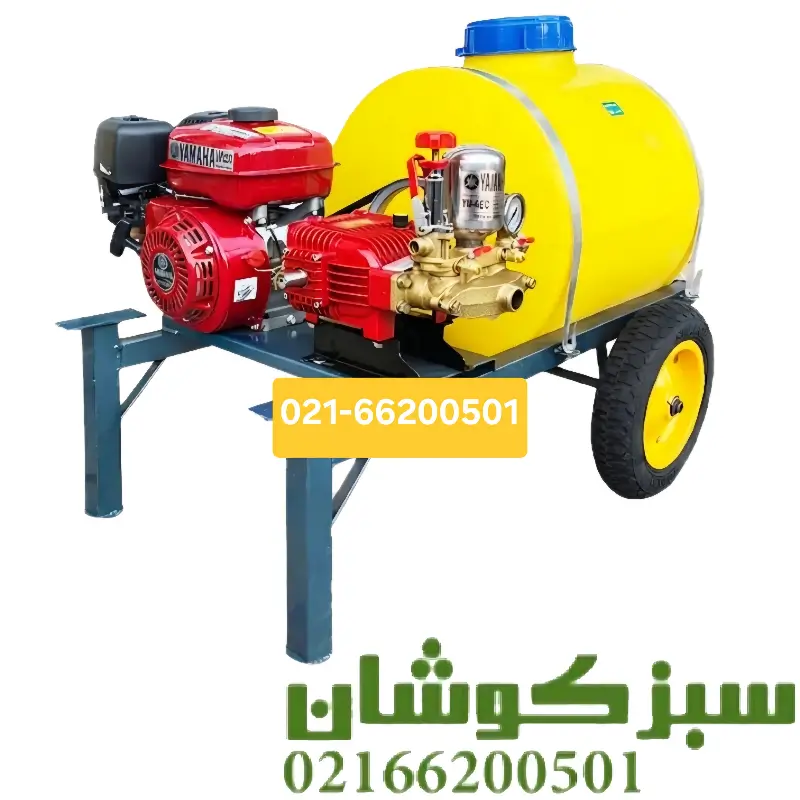 قیمت سمپاش فرغونی 100 لیتری یاماها YM220 با پمپ رینوپاوری 45 بار