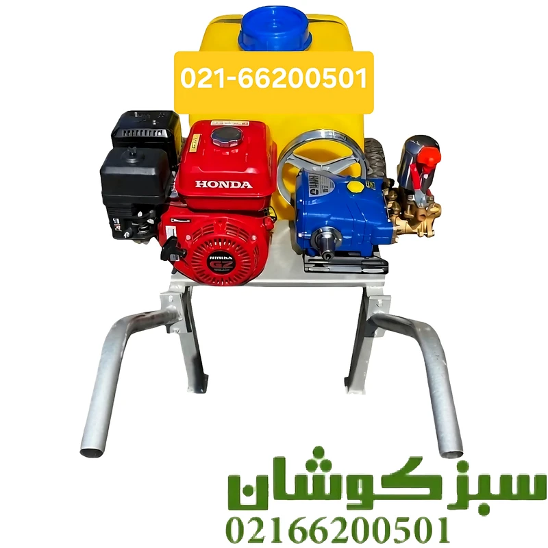 فروش سمپاش فرغونی 100 لیتری هوندا با پمپ ویلسون 45 بار