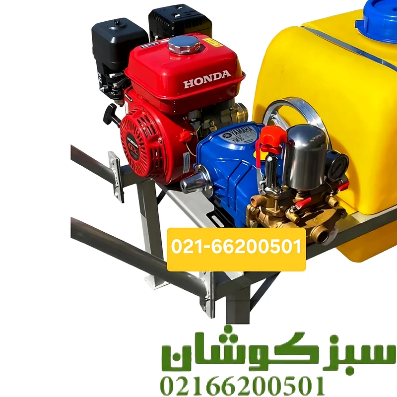 خرید سمپاش فرغونی 100 لیتری هوندا با پمپ ویلسون 45 بار